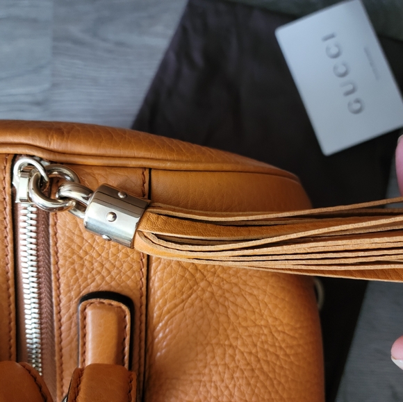 Gucci Soho Logo Boston Bag - Picture 5 of 14